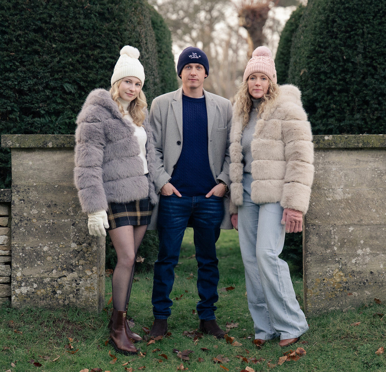 Wolf London faux fur coats and hats winter wardrobe