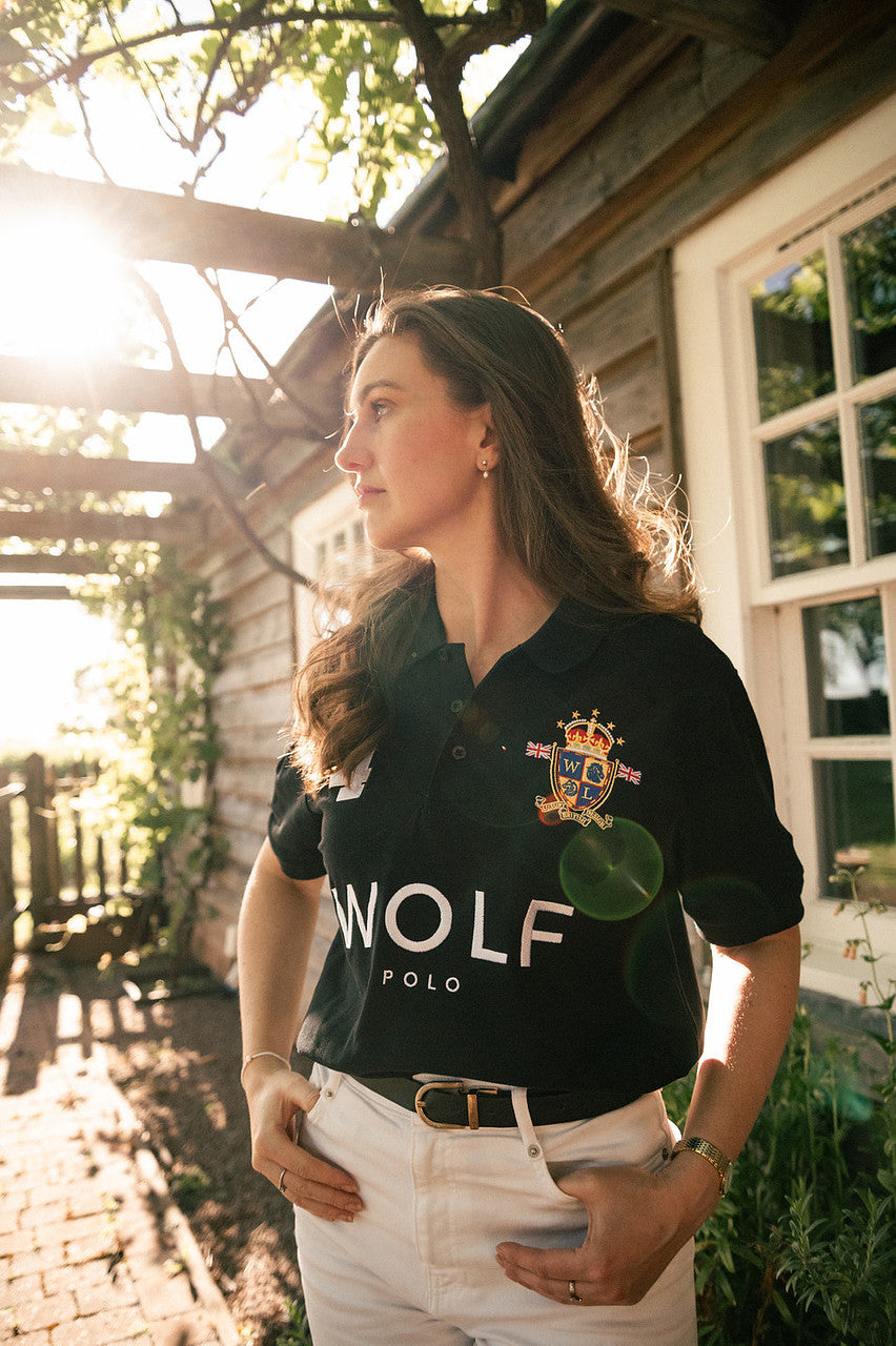 Women's Signature Black Polo Shirt
