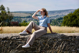 Women's Classic Blue Wolf Polo Shirt