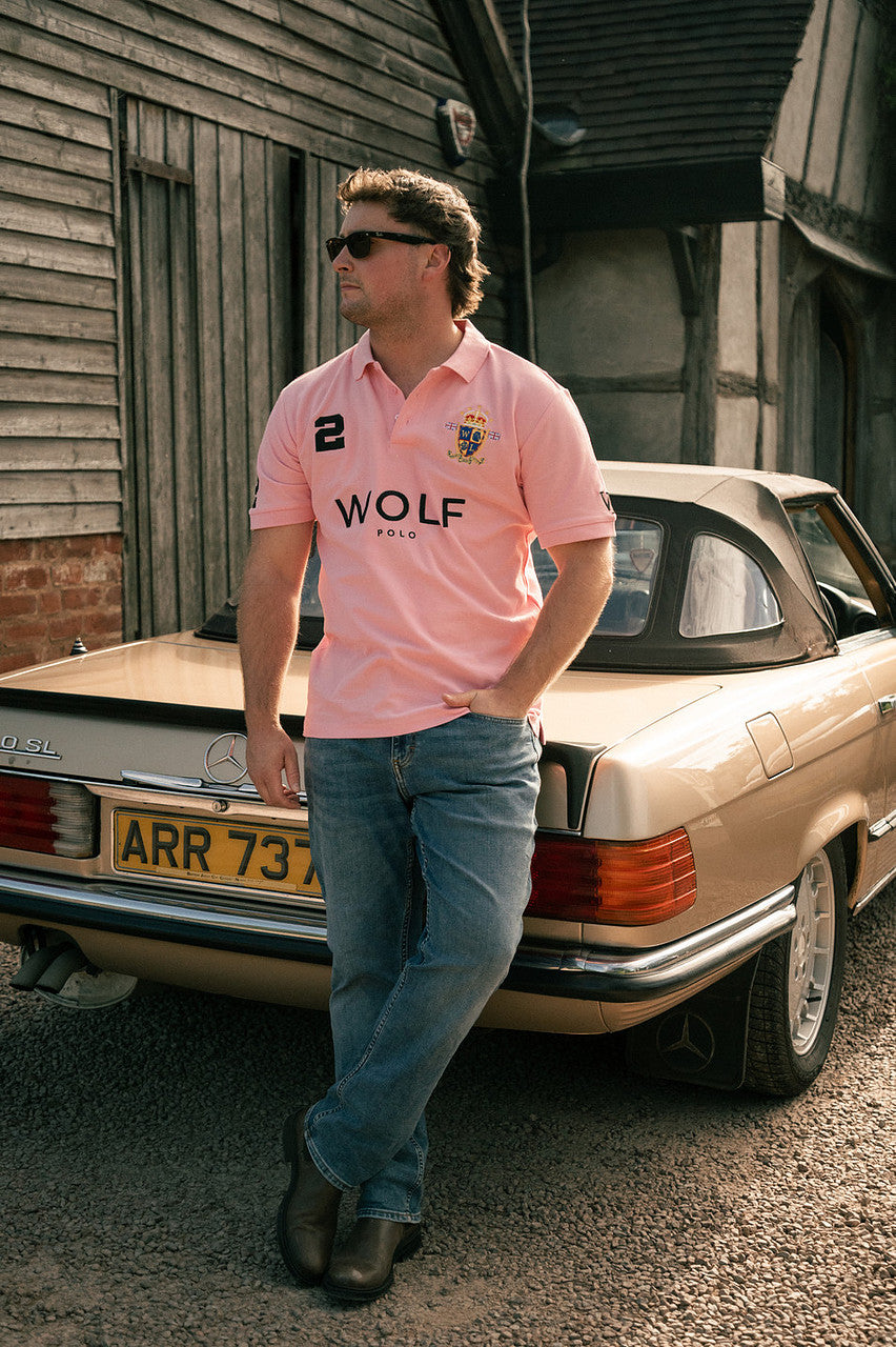 Men's Signature Pink Polo Shirt