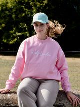 Women's Mackenzie River Oversized Pink Crewneck Jumper