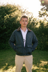 Men's Navy Quilted Jacket
