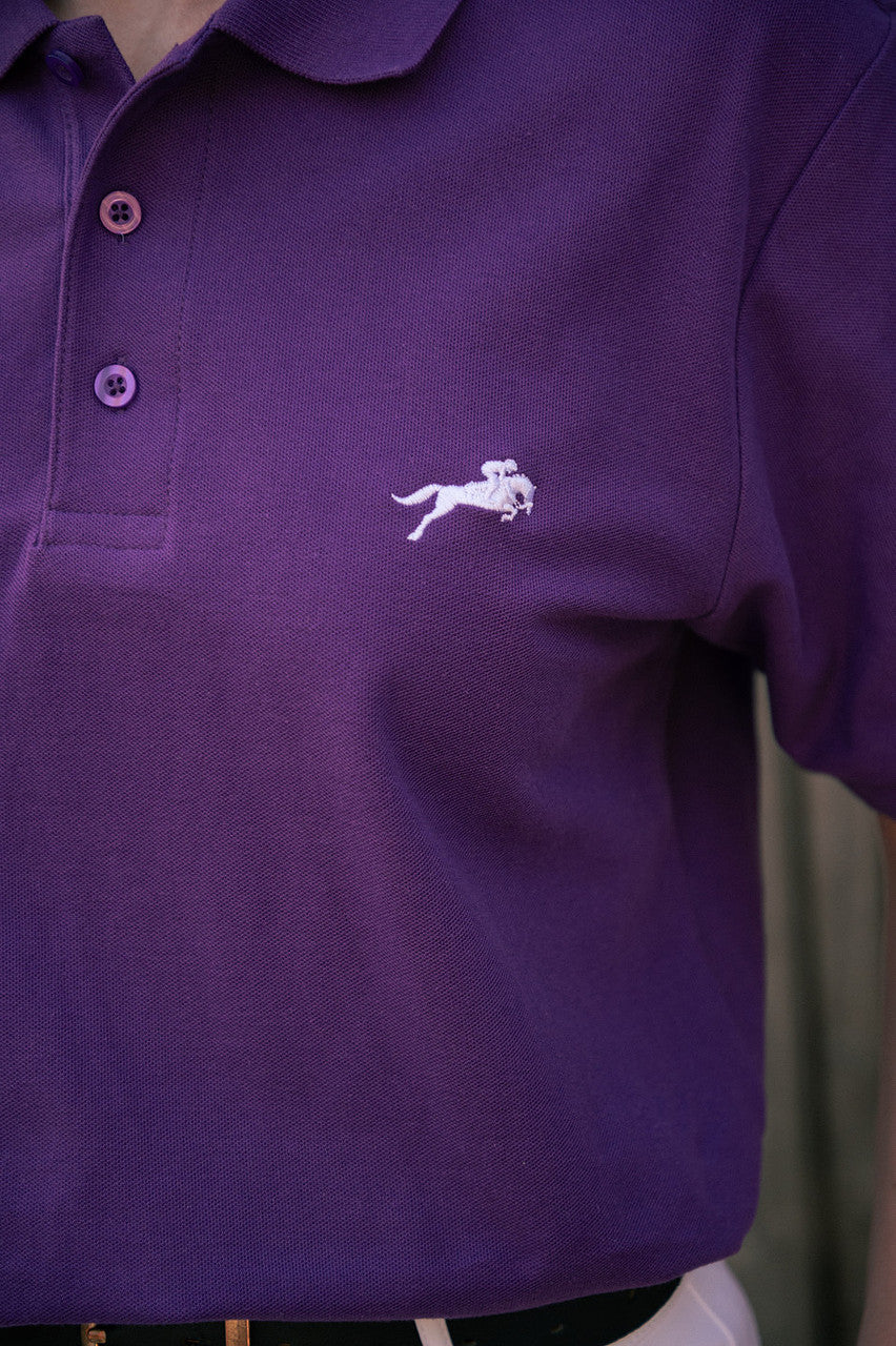 Women's Signature Purple Polo Shirt