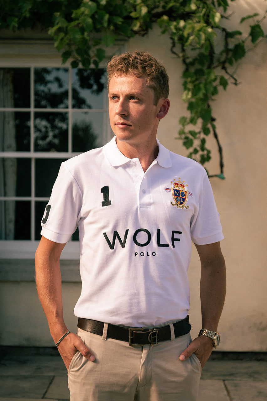 Men's Signature White Polo Shirt