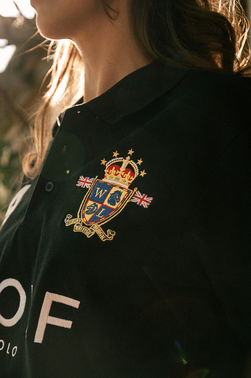 Women's Signature Black Polo Shirt
