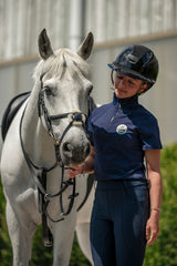 Women's Navy Beta Riding Base Layer