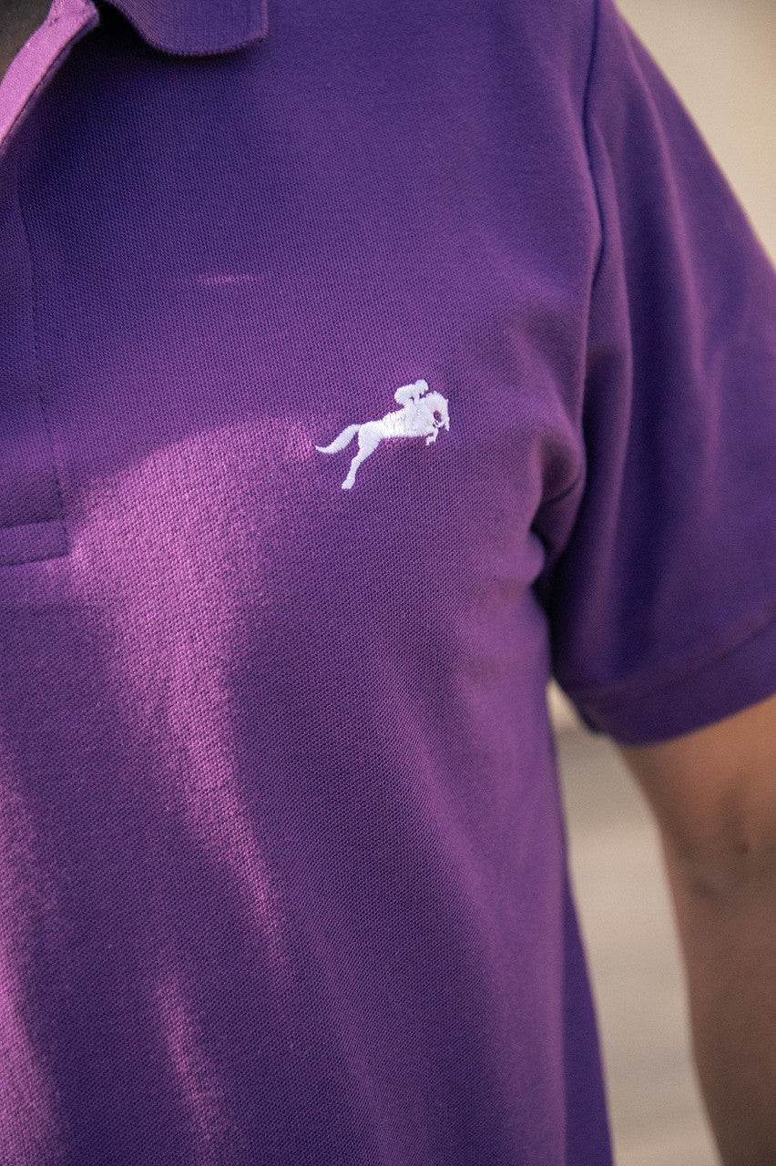 Men's Signature Purple Polo Shirt