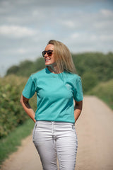 Women's Signature Turquoise Wolf Tee