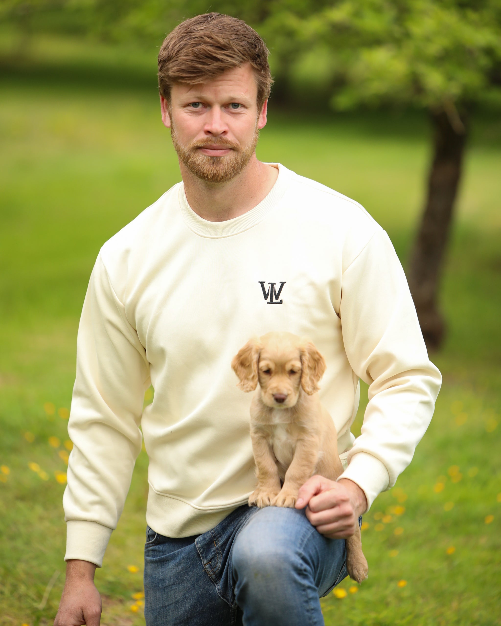 Men's British Columbia Ivory Crewneck Jumper