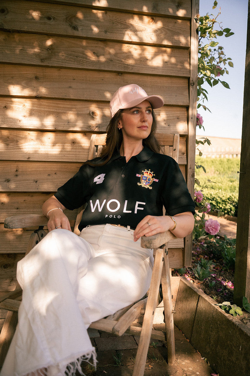 Women's Signature Black Polo Shirt