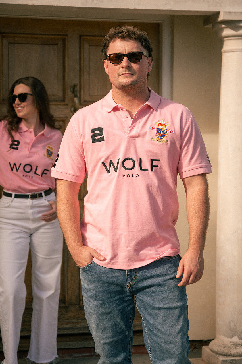 Men's Signature Pink Polo Shirt