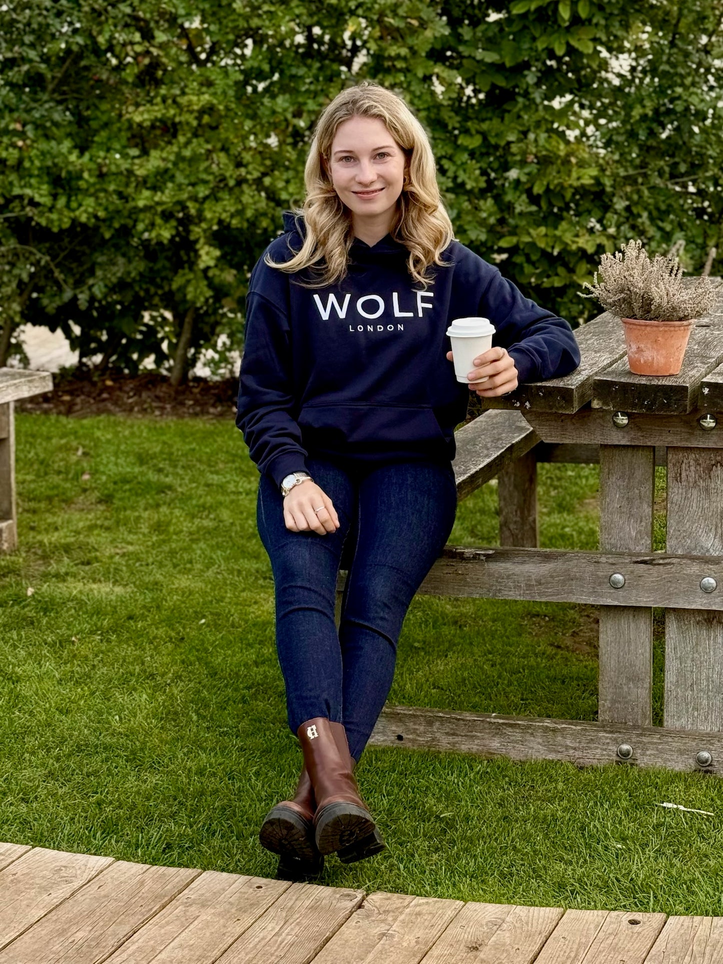 Women's Signature Navy Vancouver Island Hoodie