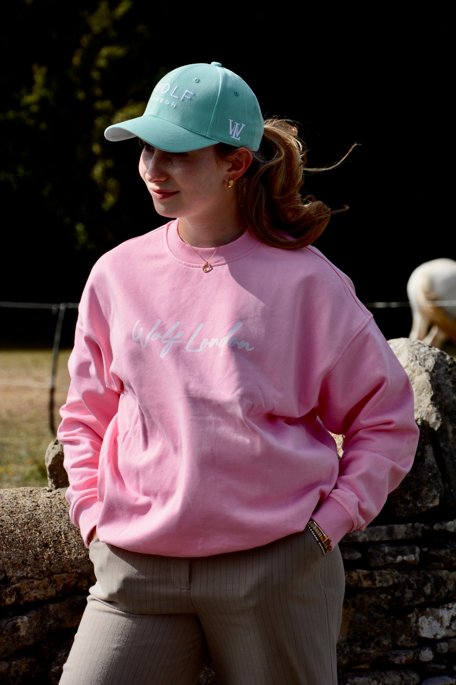 Women's Mackenzie River Oversized Pink Crewneck Jumper