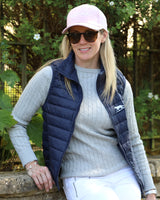 Women's Navy Lightweight Padded Gilet