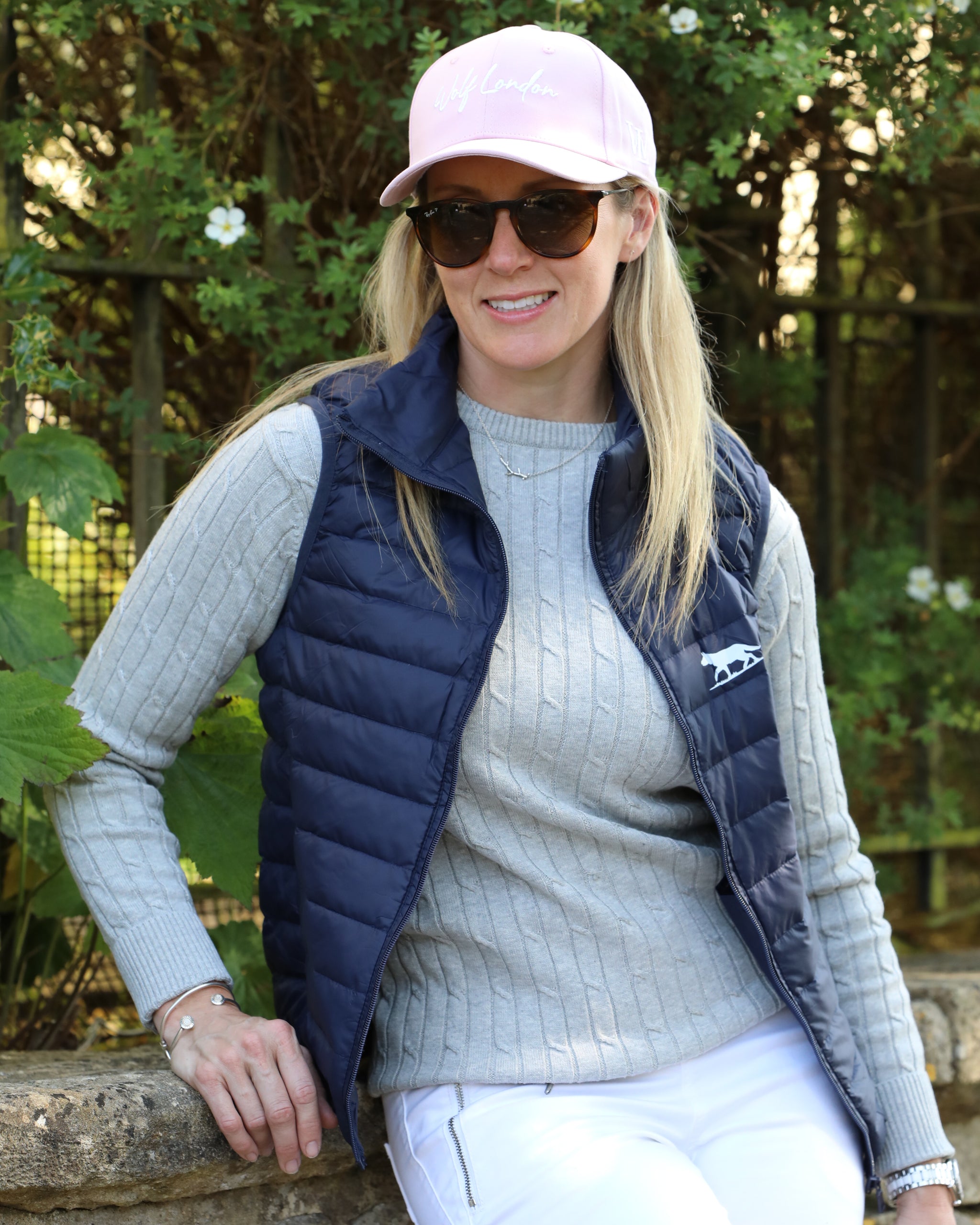 Women's Navy Lightweight Padded Gilet