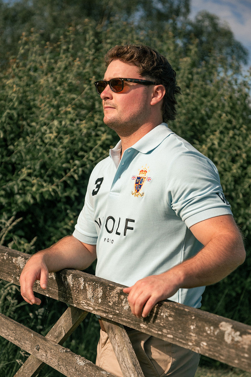 Men's Signature Blue Polo Shirt