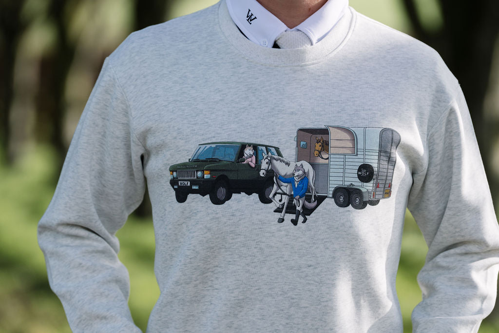Men's Range Rover Print Crewneck Jumper