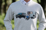 Men's Range Rover Print Crewneck Jumper