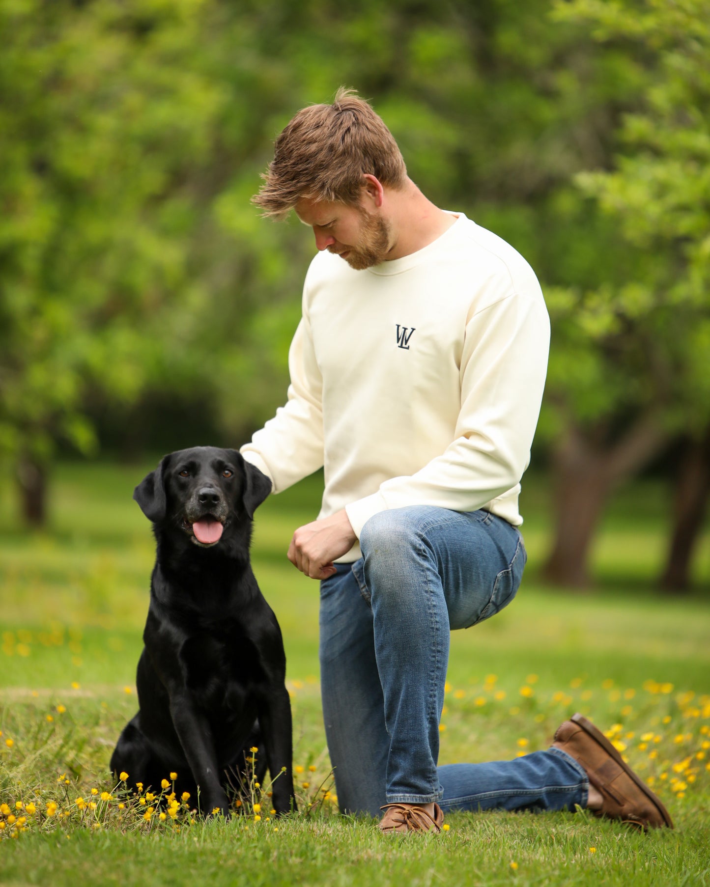 Men's British Columbia Ivory Crewneck Jumper