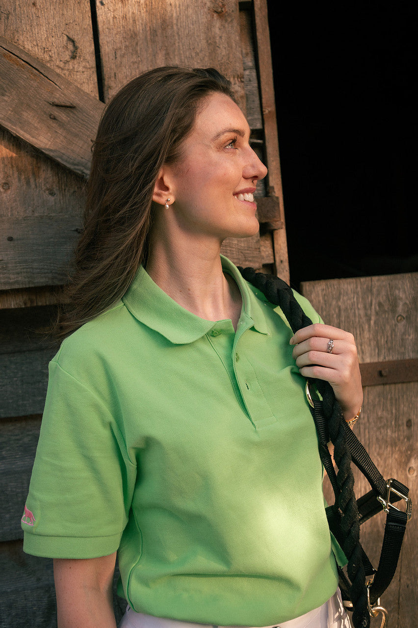 Women's Signature Mint Green Polo Shirt
