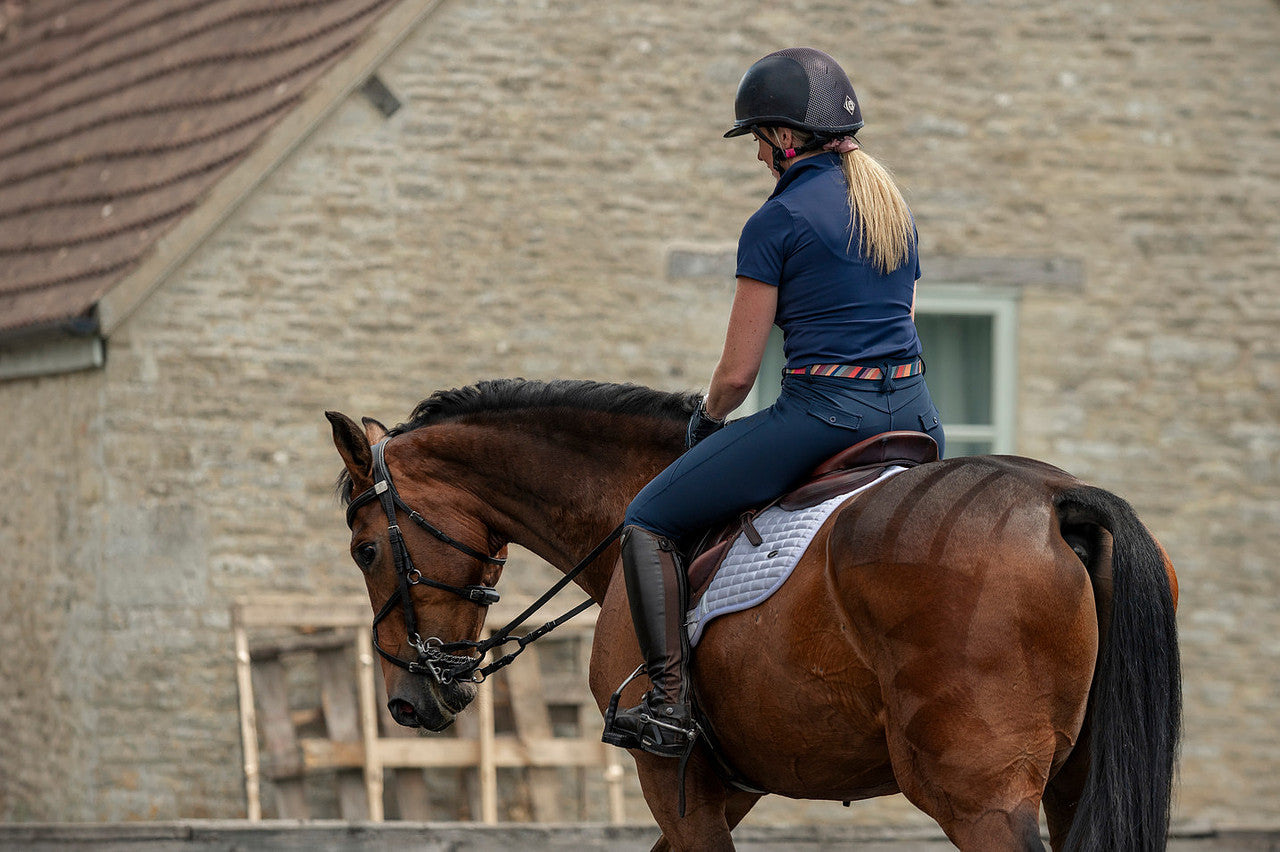 Women's Navy Beta Riding Base Layer