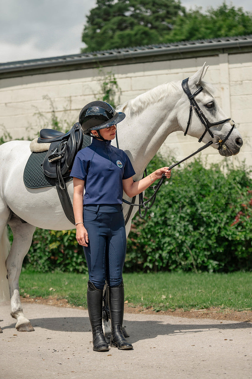 Women's Navy Beta Riding Base Layer