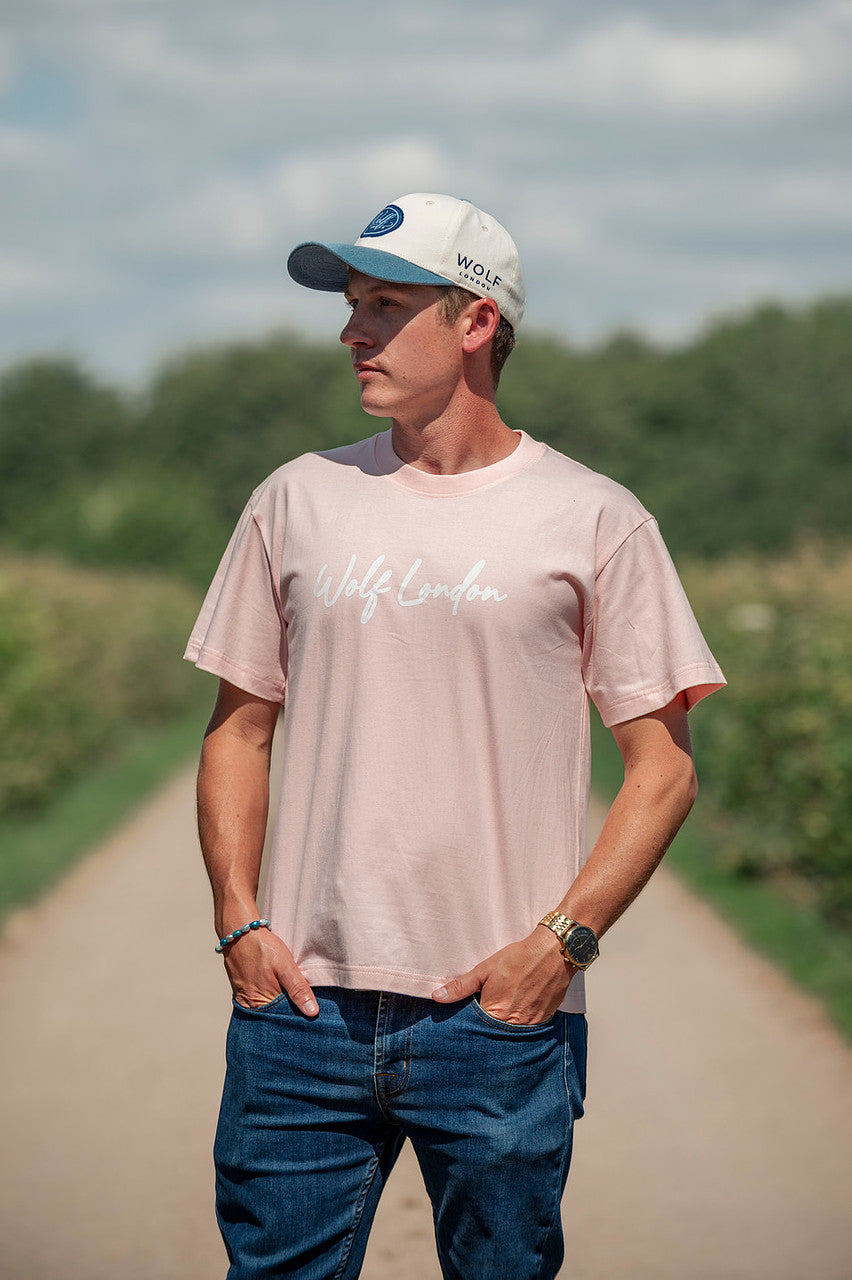Men's Signature Wolf London Pink Tee