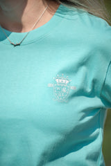 Women's Signature Turquoise Wolf Tee