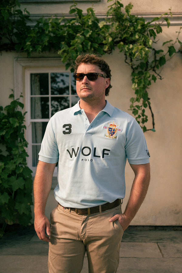 Men's Signature Blue Polo Shirt