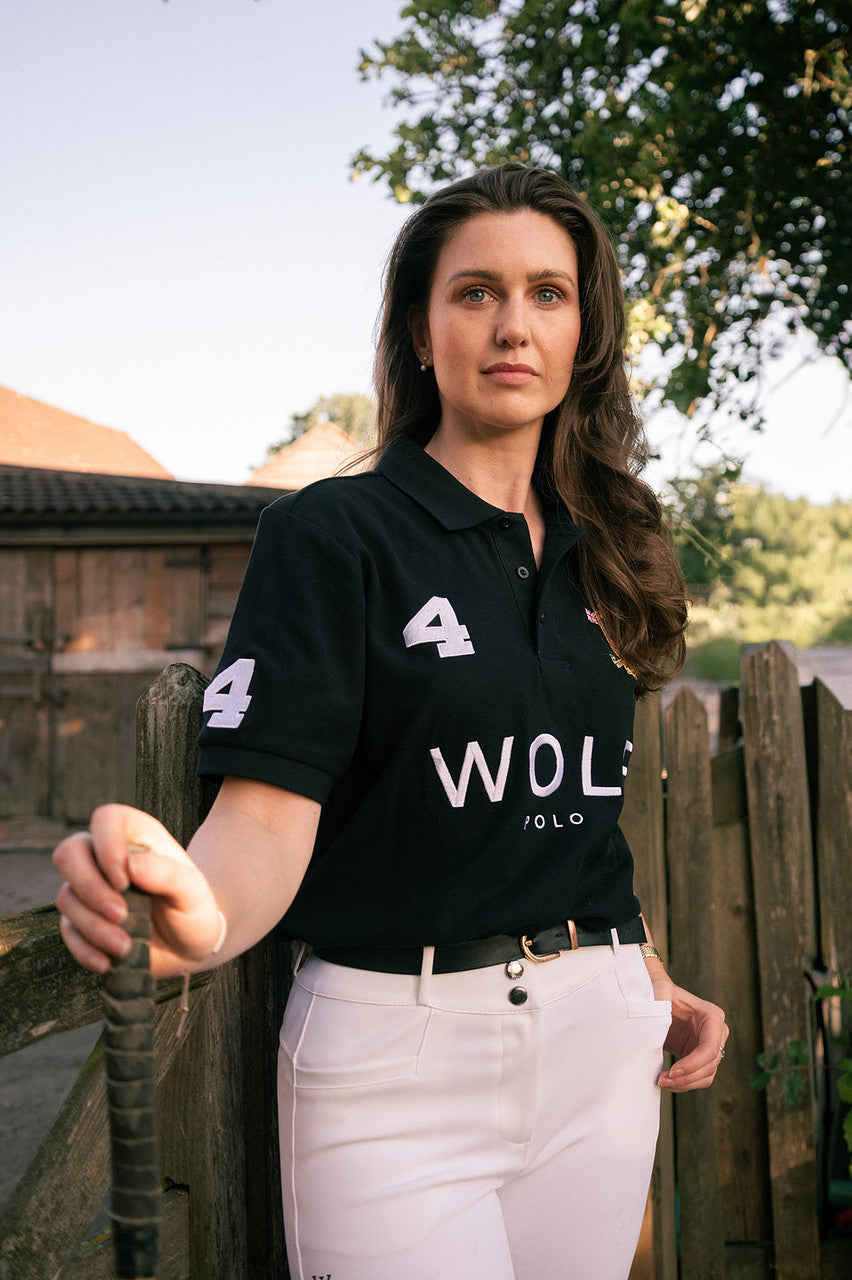 Women's Signature Black Polo Shirt