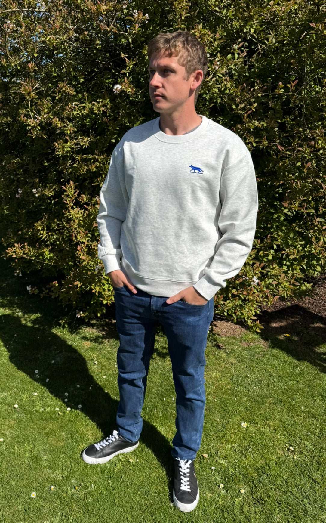 Men's British Columbia Grey Crewneck Jumpers