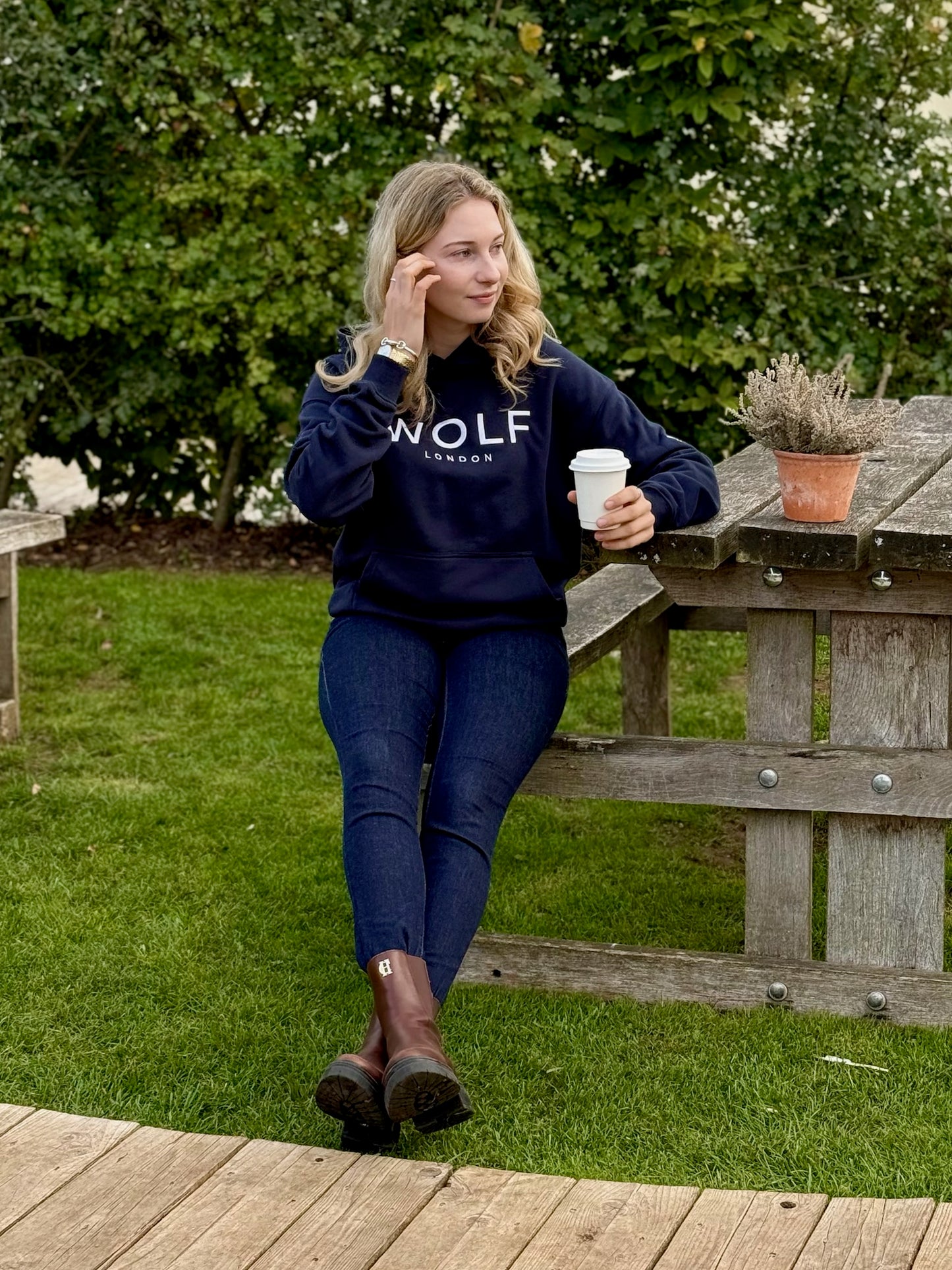 Women's Signature Navy Vancouver Island Hoodie