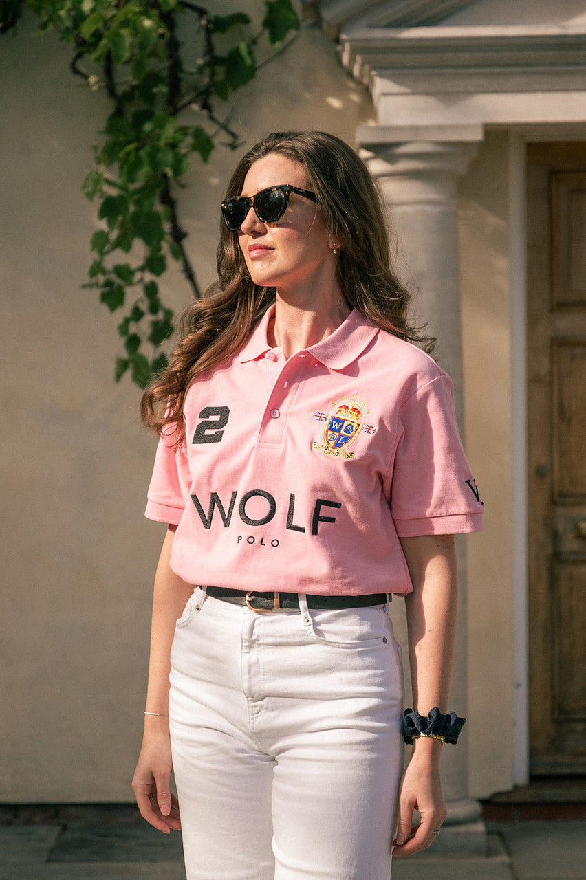 Women's Signature Pink Polo Shirt
