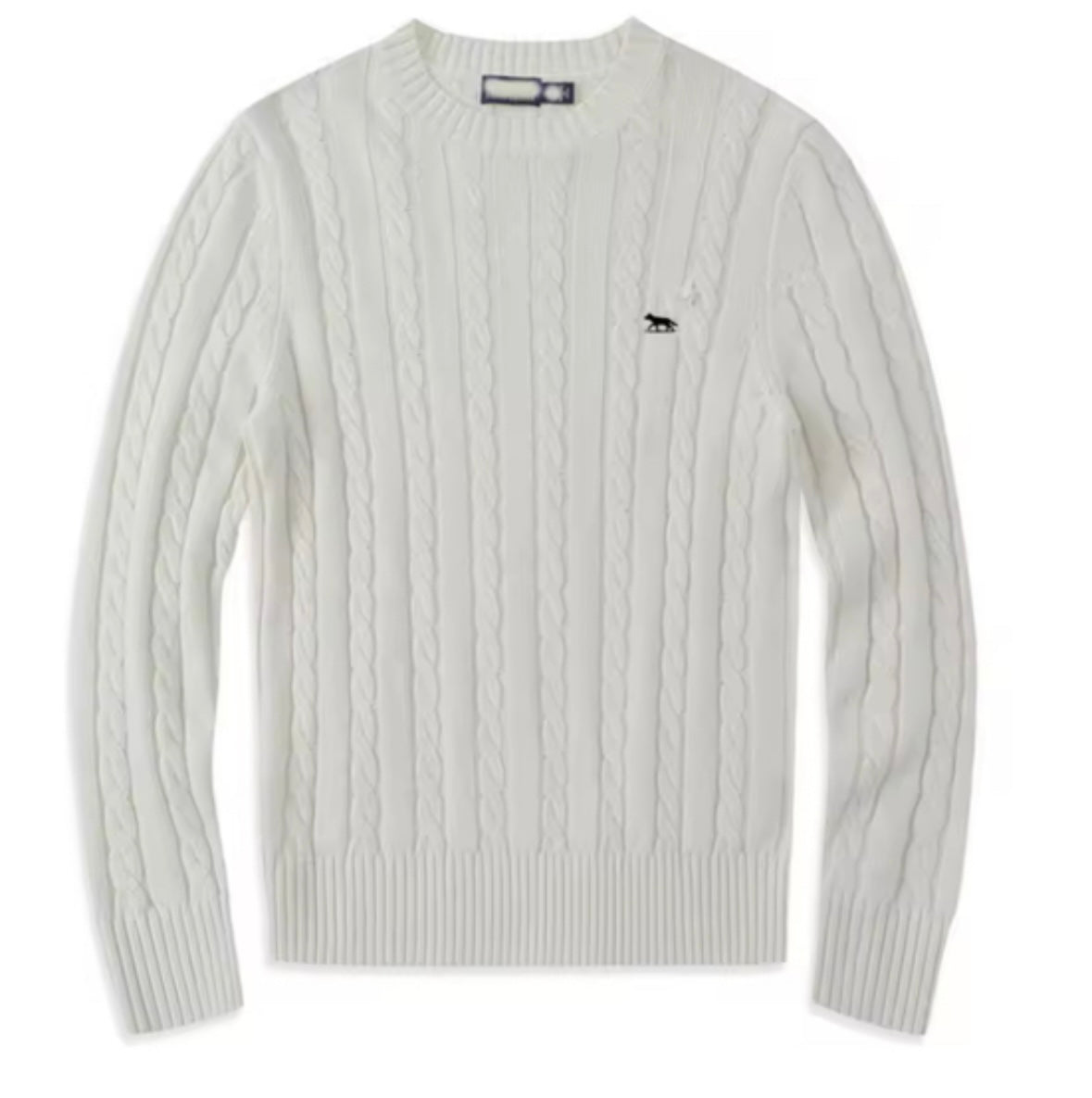 Women's Ivory White Hudson Bay Cable knit Jumper