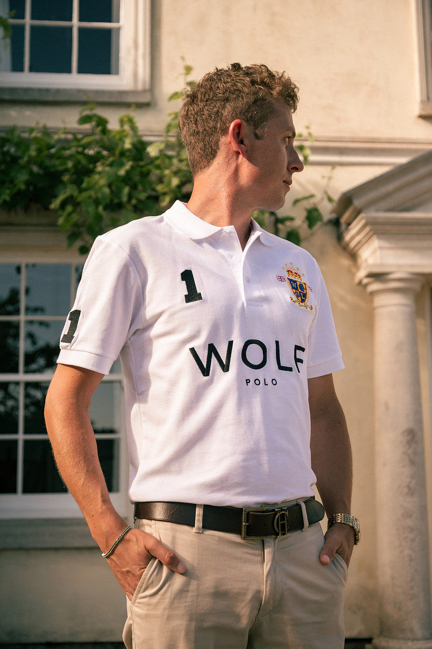 Men's Signature White Polo Shirt
