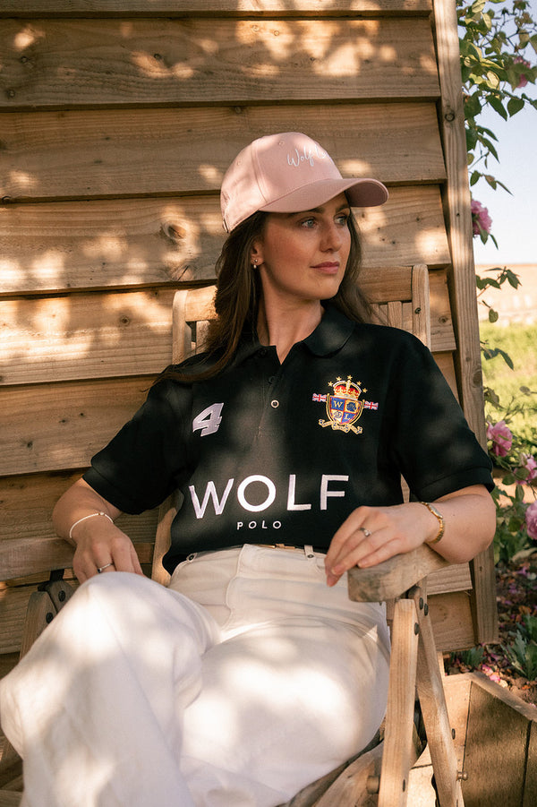 Women's Signature Black Polo Shirt