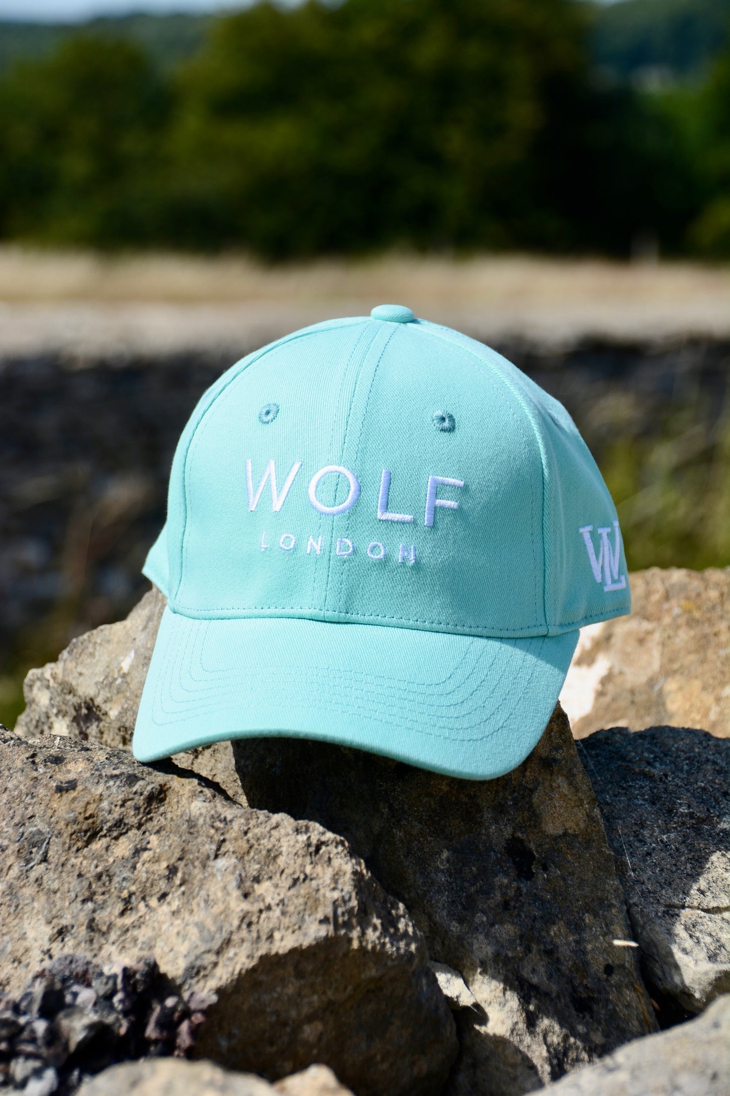 Unisex Wolf Mint green Cap