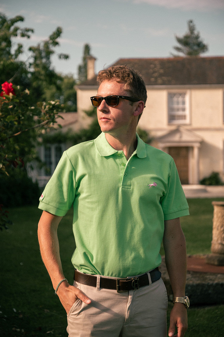 Men's Signature Mint Green Polo Shirt