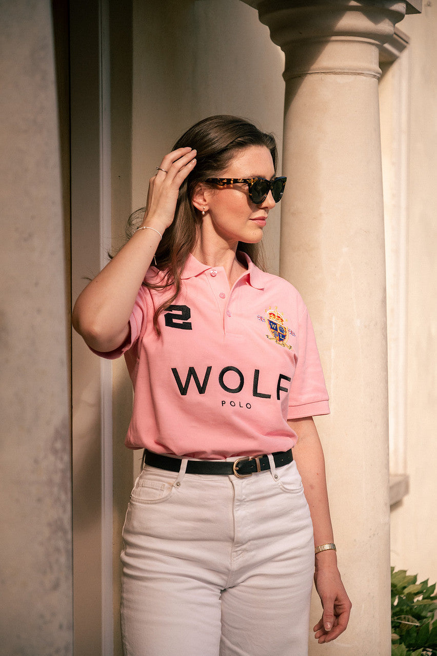 Women's Signature Pink Polo Shirt