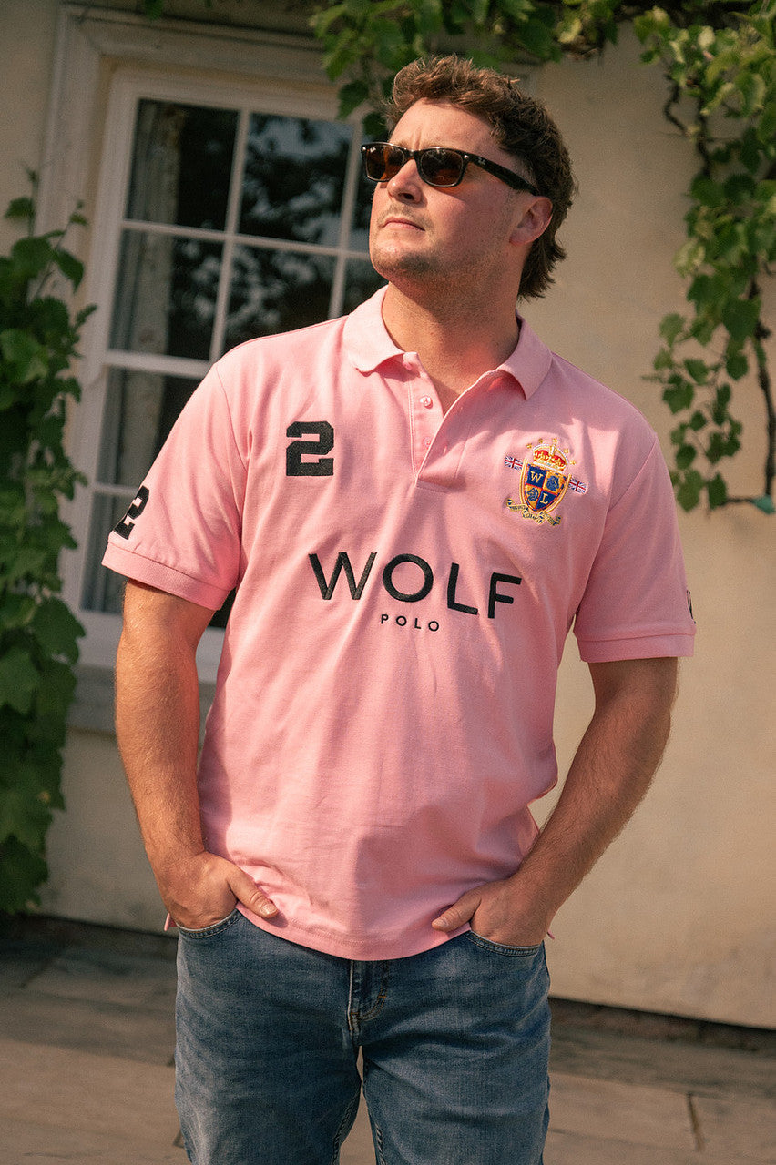 Men's Signature Pink Polo Shirt