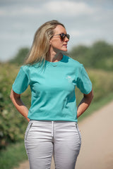 Women's Signature Turquoise Wolf Tee