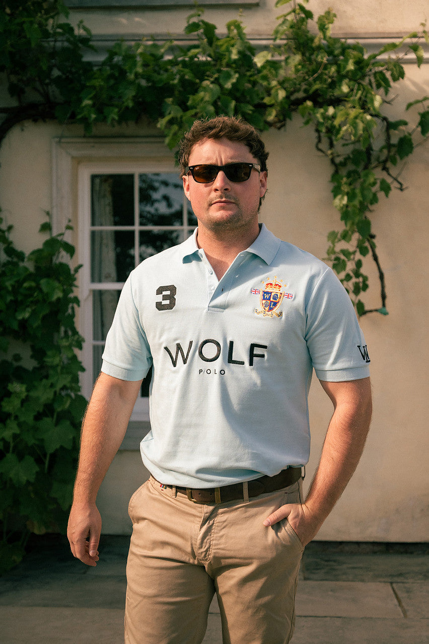 Men's Signature Blue Polo Shirt