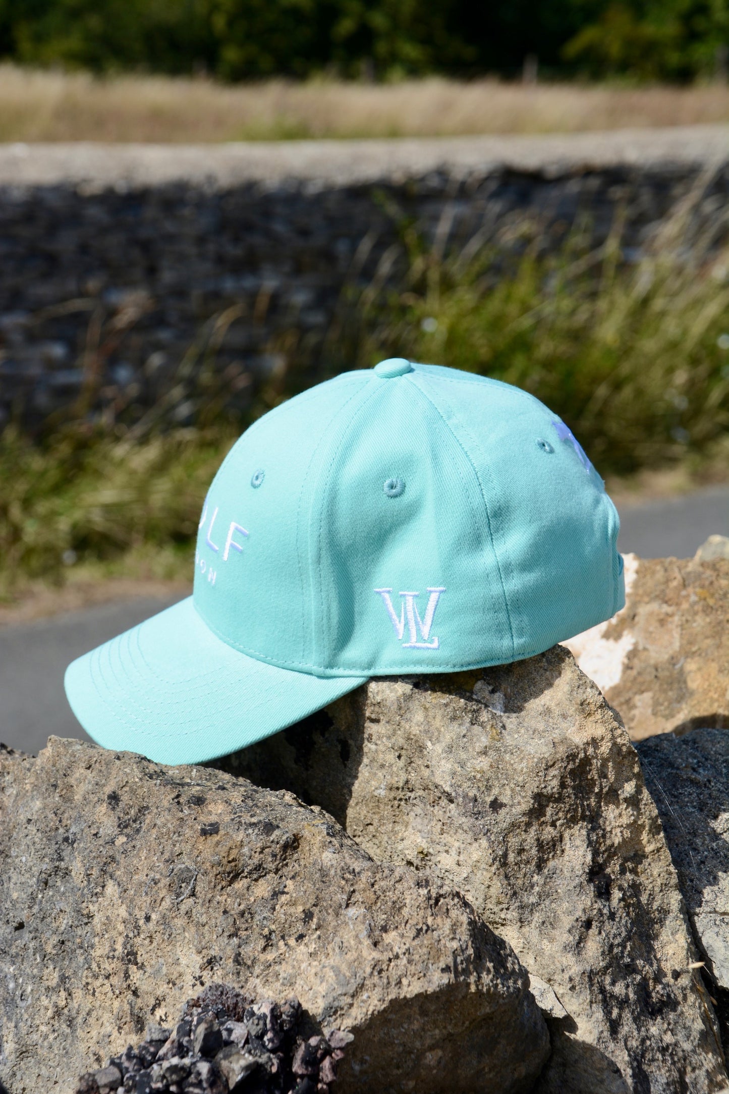 Unisex Wolf Mint green Cap