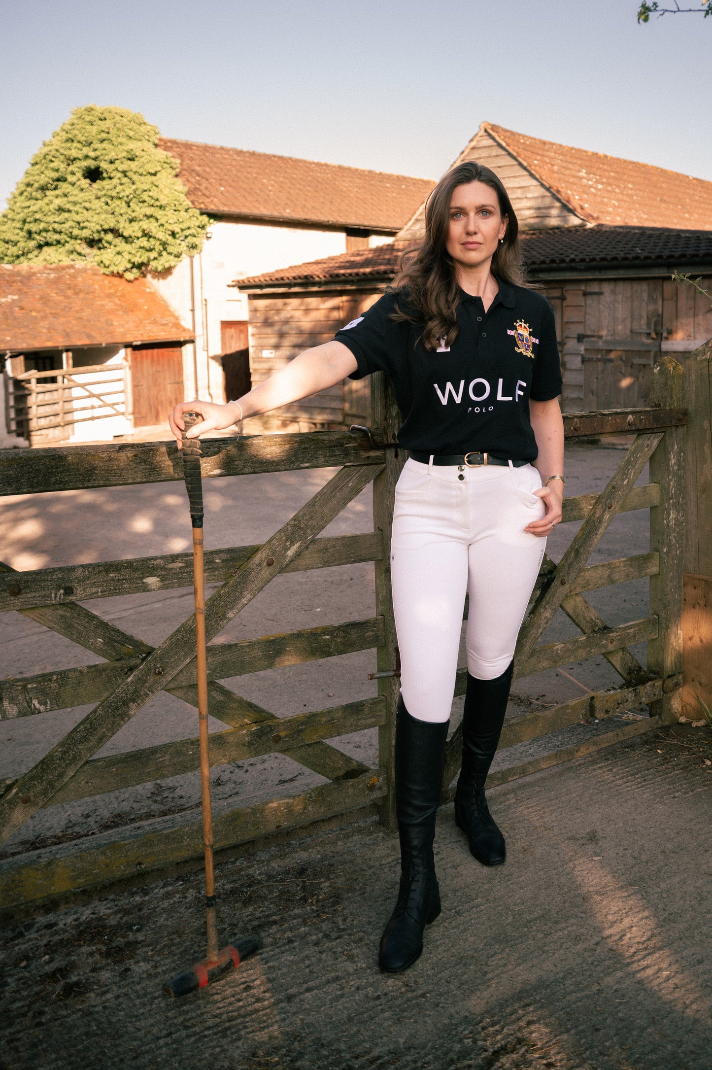 Women's White Omega Competition Riding Breeches