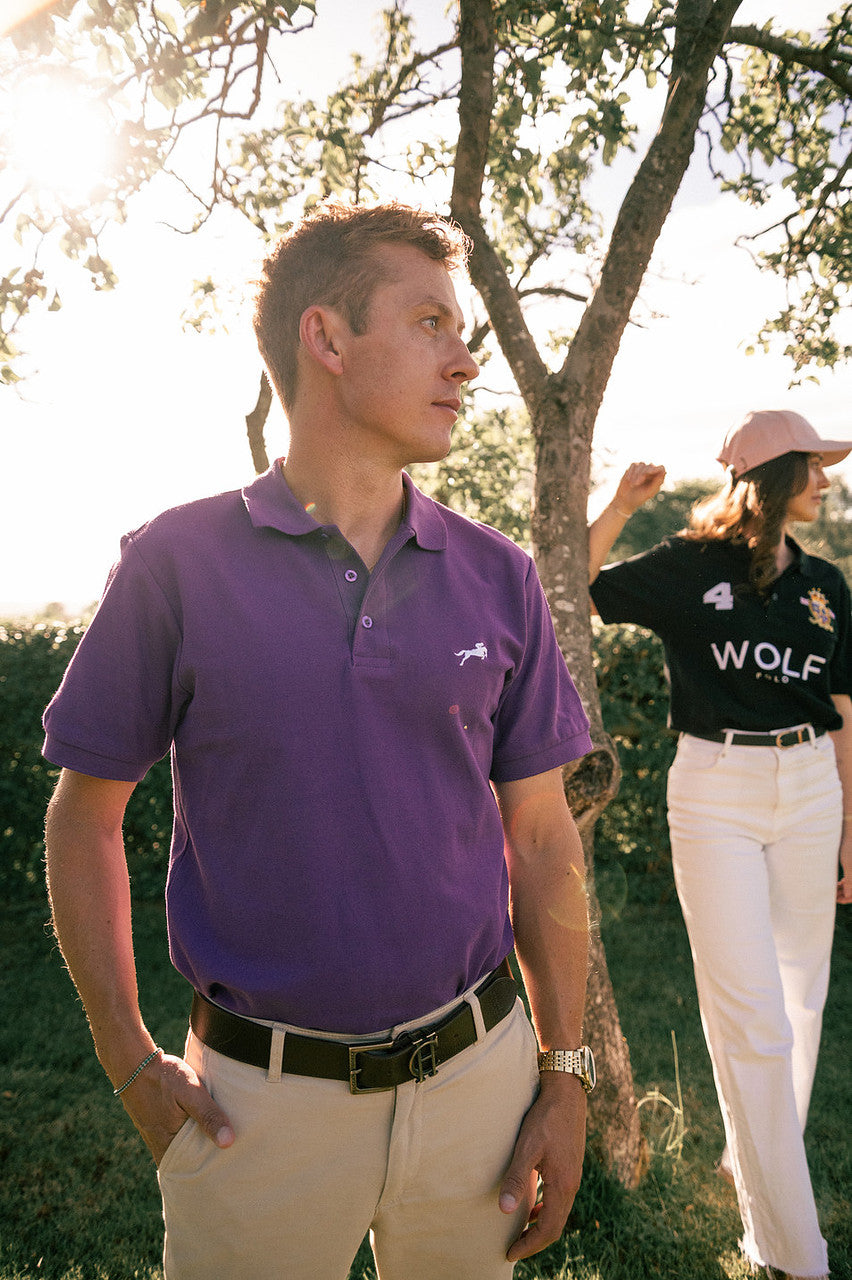 Men's Signature Purple Polo Shirt