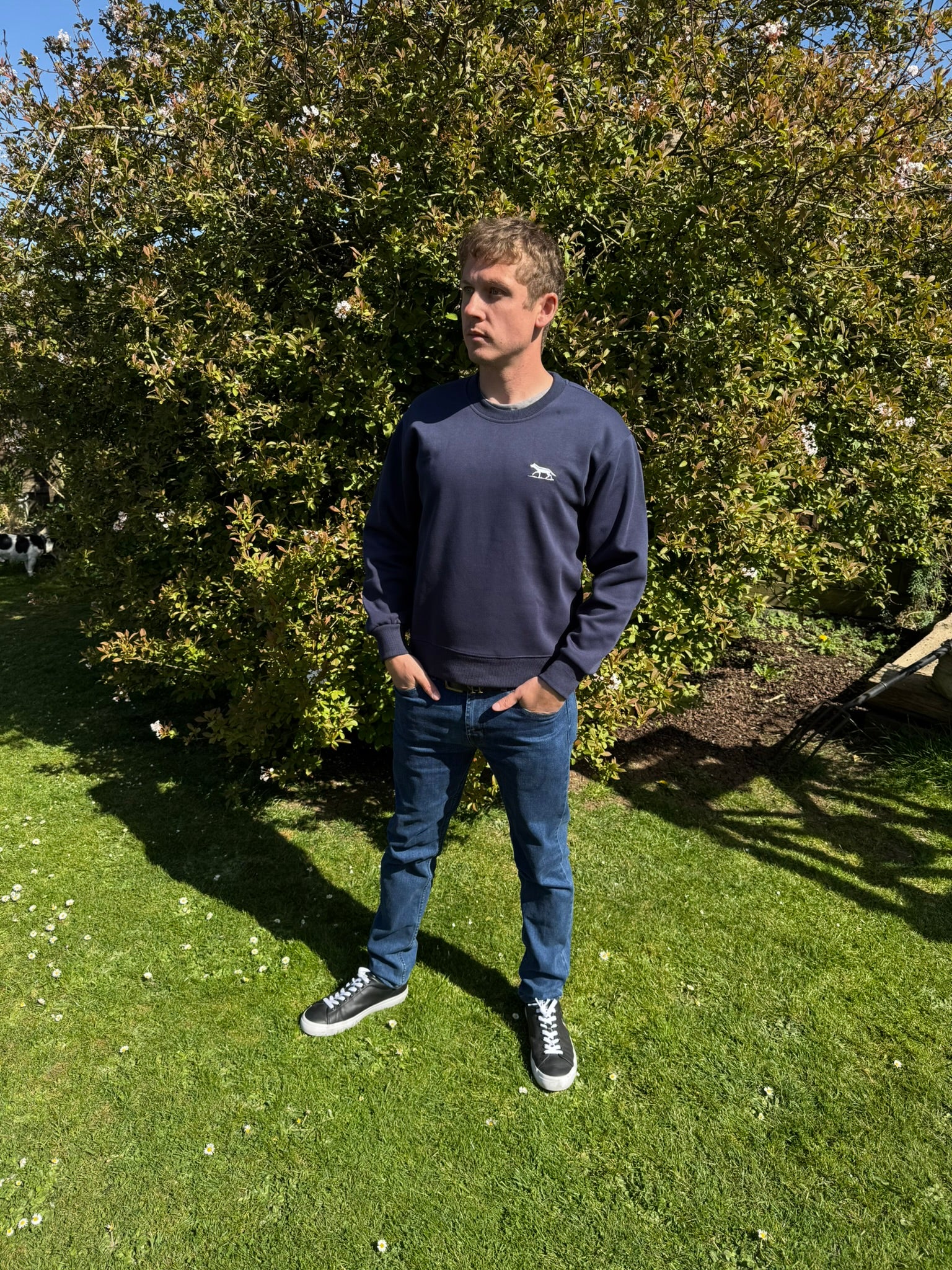 Men's British Columbia Navy Crewneck Jumper