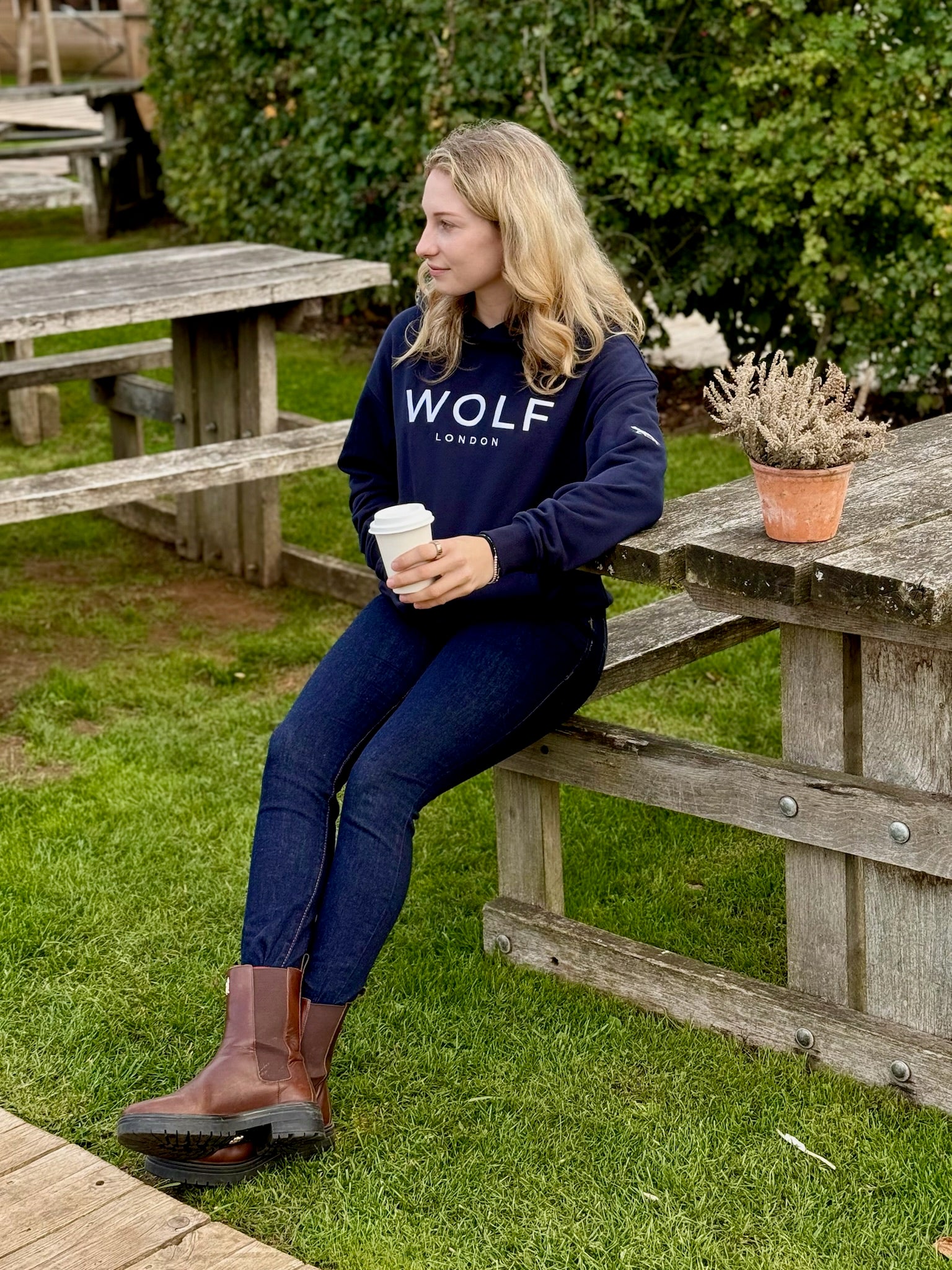 Women's Signature Navy Vancouver Island Hoodie