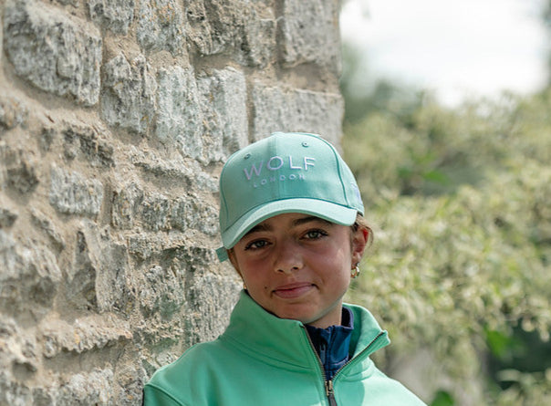 Unisex Wolf Mint green Cap