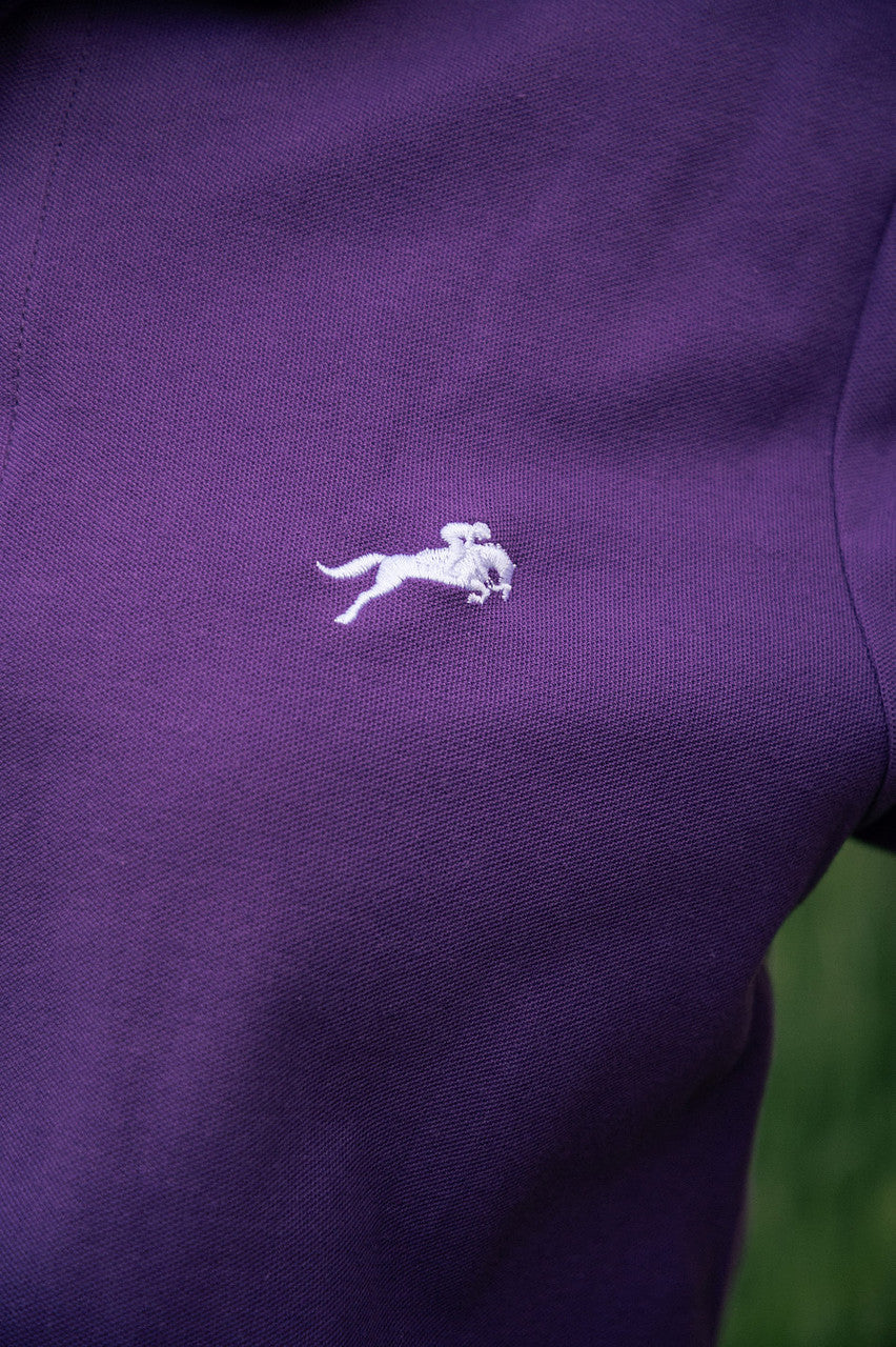Women's Signature Purple Polo Shirt