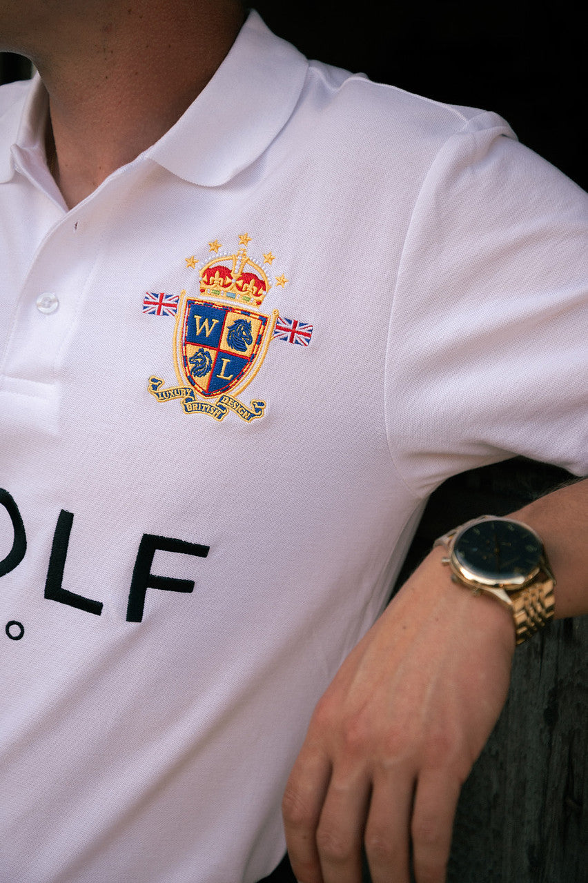 Men's Signature White Polo Shirt